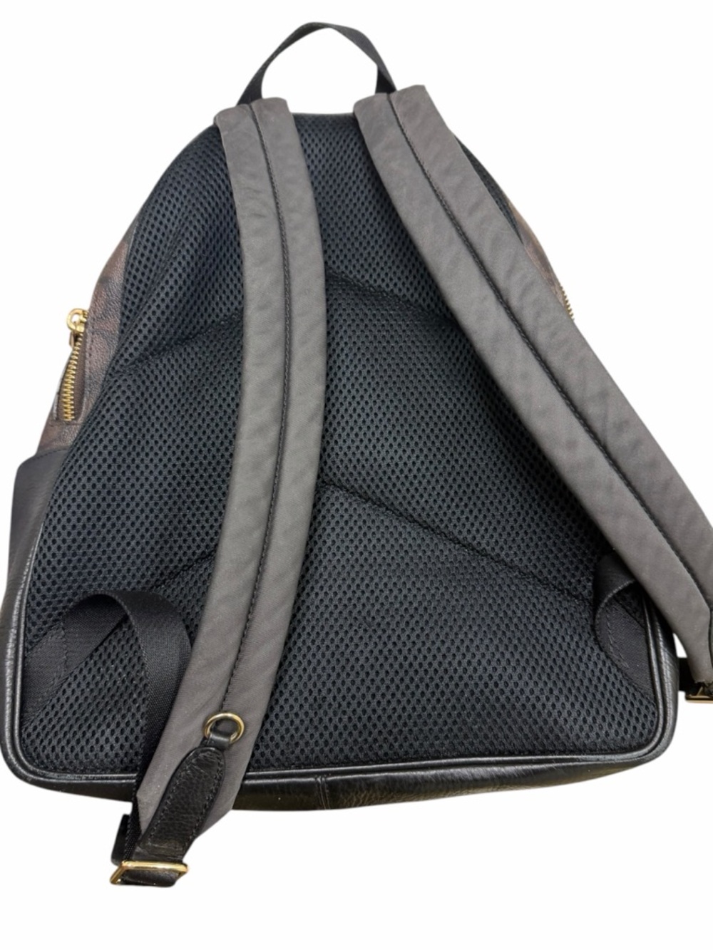 Coach Signature Mini Backpack Brown Black PVC Leather Gold Tone Women - Picture 10 of 14